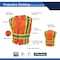 Ge Orange 5 POINT Breakaway Safety Vest, 5 Pockets, M GV084OM - alternate 3